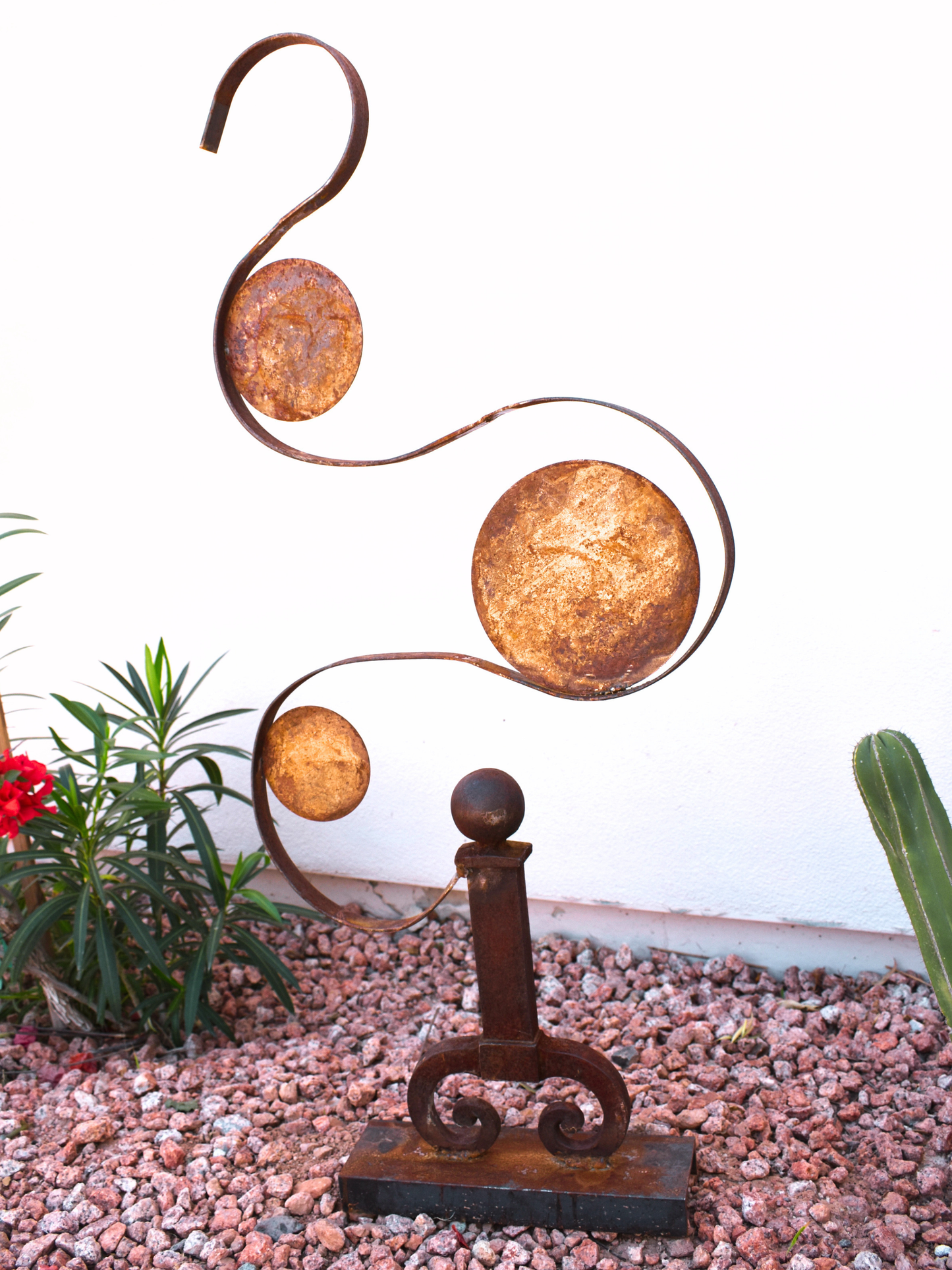 Balance in Motion — Kinetic Metal Sculpture