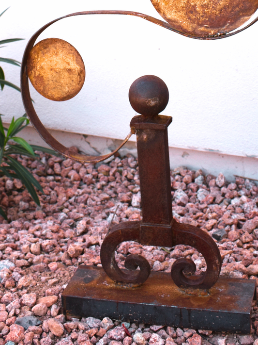 Balance in Motion — Kinetic Metal Sculpture