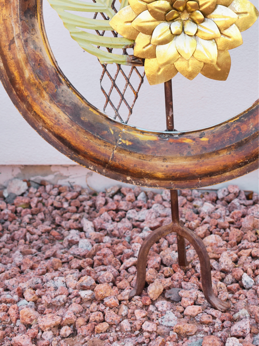 The Hybrid Bloom — Metal Floral Sculpture