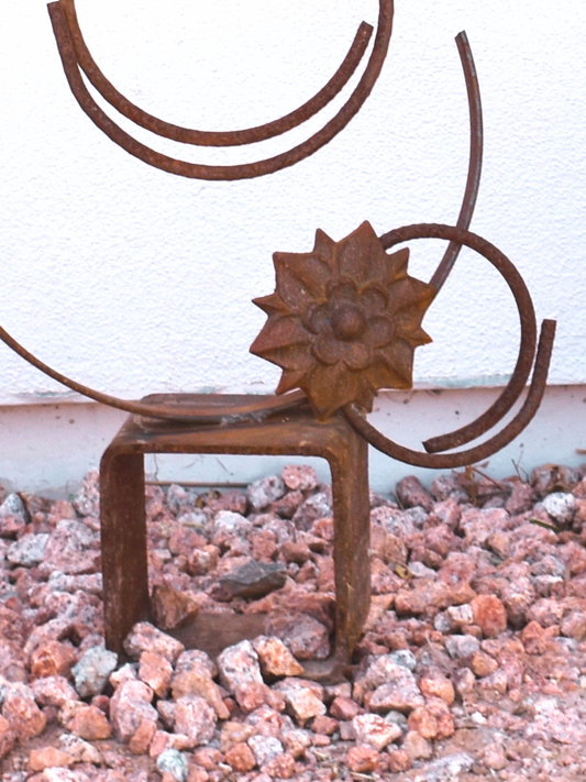 Rebar Ballet — Abstract Metal Sculpture