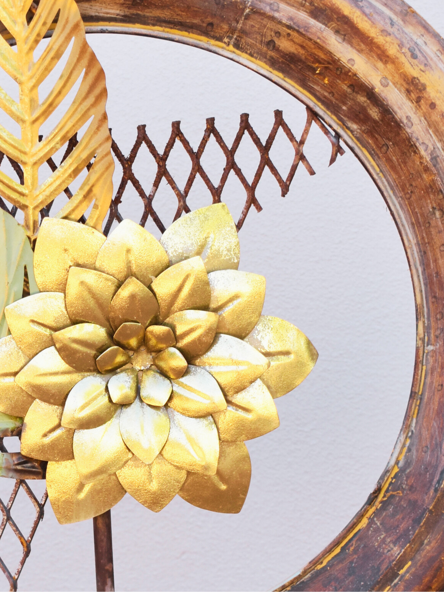 The Hybrid Bloom — Metal Floral Sculpture