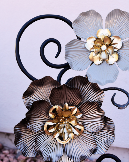 The Heavy Petal — Metal Floral Sculpture